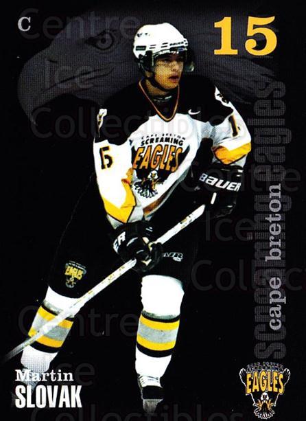 Cape Breton Screaming Eagles 2009-10 Hockey Card Checklist at