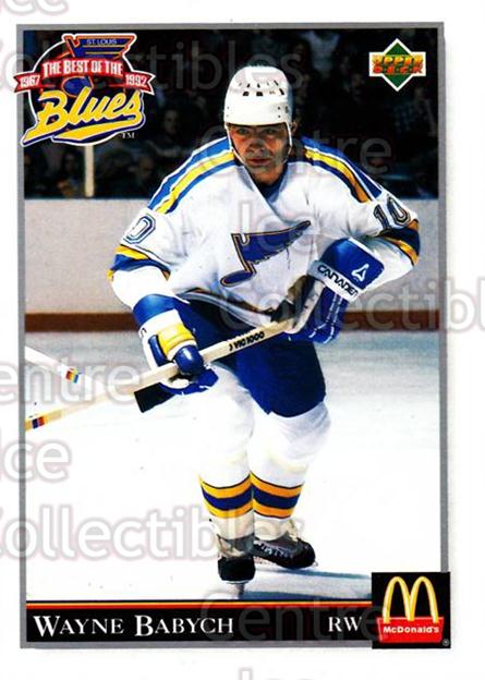 1992/93 Score St. Louis Blues Team Set 25 Cards