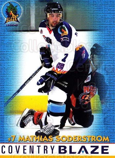 Center - 2003-04 UK British Elite Coventry History Hockey Cards