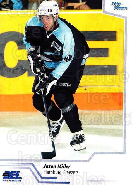 192 Jason Miller Nürnberg Ice Tigers DEL 2000-01 