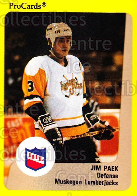 Jim Paek autographed Hockey Card (Pittsburgh Penguins) 1992 Pro