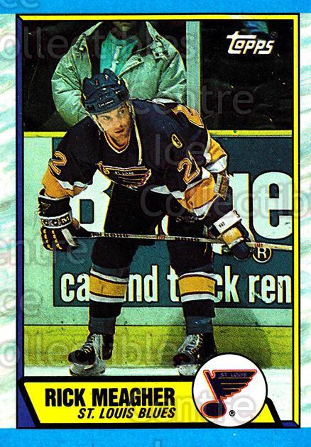  1990 Topps #125 Rick Meagher St. Louis Blues Hockey Cards NM  Near Mint Hockey Card : Collectibles & Fine Art