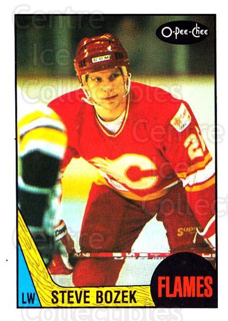 1987-88 Steve Bozek Calgary Flames Game Worn Jersey