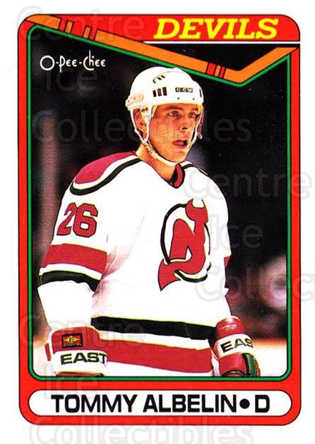 #378 Tommy Albelin - New Jersey Devils - 1990-91 Score American Hockey