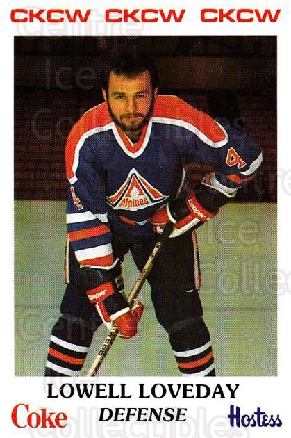  (CI) Lowell Loveday Hockey Card 1984-85 Nova Scotia Oilers 4  Lowell Loveday : Collectibles & Fine Art