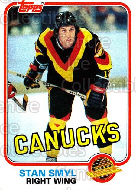  1984-85 Topps Hockey #140 Stan Smyl Vancouver Canucks