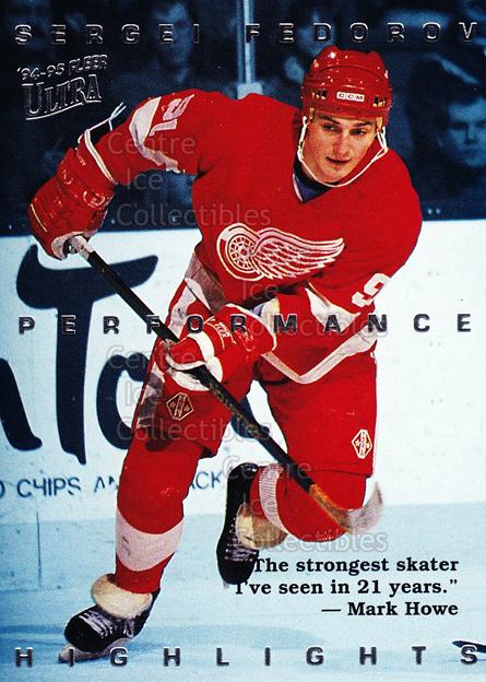 1994-95 Fleer Ultra - Sergei Fedorov Performance Highlights Hockey Cards