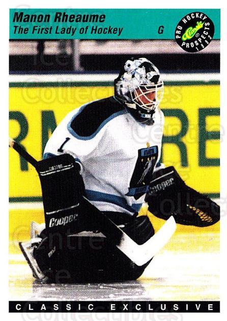 Manon Rheaume Hockey Cards