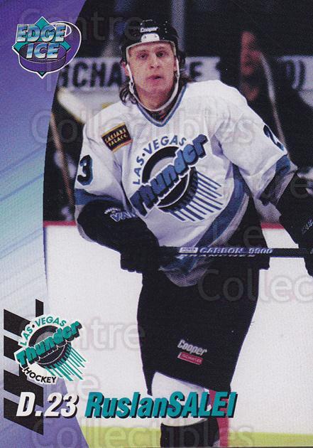 Jeff Sharples autographed Hockey Card (Las Vegas Thunder) 1995 Collectors  Edge #156