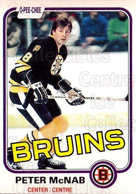 1979 Peter McNab Boston Bruins Hockey Card