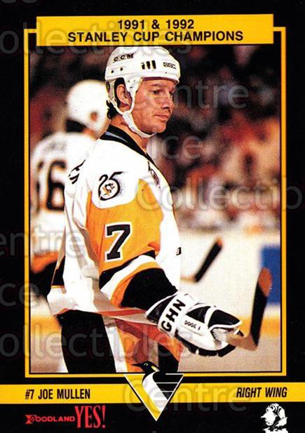 1993-94 Panini Stickers Hockey #83 Joe Mullen Pittsburgh Penguins V83408