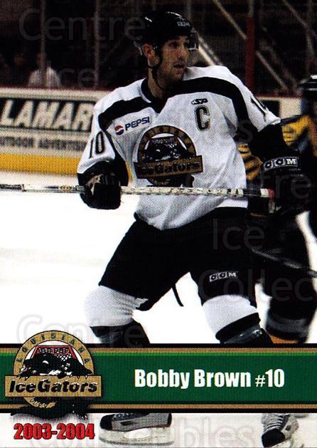 Louisiana Ice Gators 2004-05 Hockey Card Checklist at