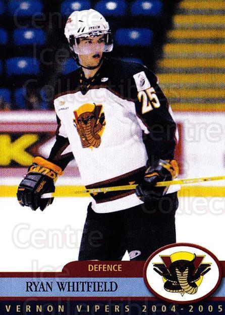 Vernon Vipers 2004-05 Hockey Card Checklist at