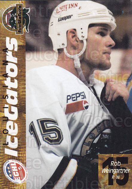 (CI) Jason McQuat Hockey Card 1997-98 Louisiana Ice Gators 12 Jason McQuat  : Everything Else 