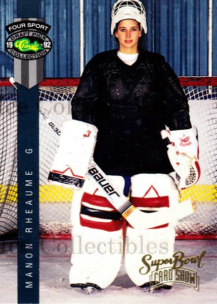  (CI) Manon Rheaume Hockey Card 1993 Classic Hockey Draft (base)  112 Manon Rheaume : Collectibles & Fine Art