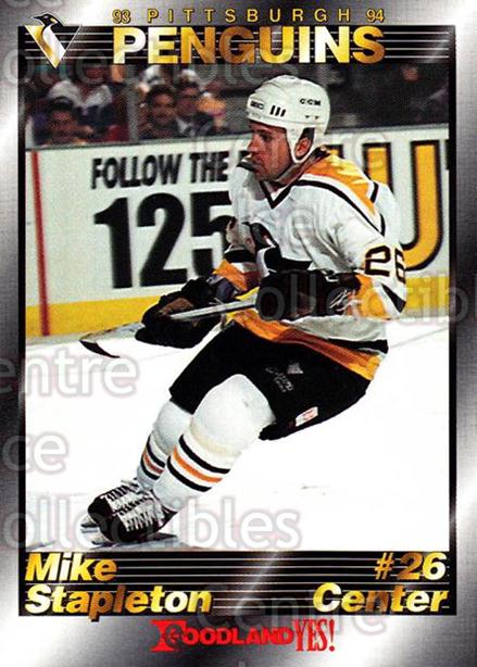 40 Martin Straka - Pittsburgh Penguins - 1993-94 Upper Deck Hockey –  Isolated Cards