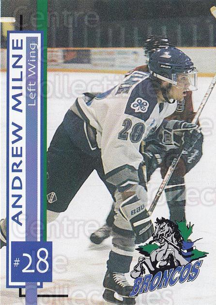 Center Ice Collectibles - 1997-98 Swift Current Broncos Hockey Cards