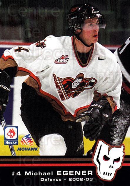 2002-03 CALGARY HITMEN HOCKEY POCKET SCHEDULE