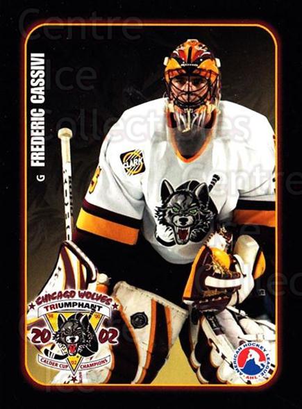  (CI) Mascot Hockey Card 2002-03 Chicago Wolves 25