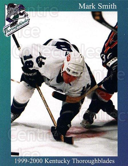 Kentucky Thoroughblades 2000-01 Hockey Card Checklist at