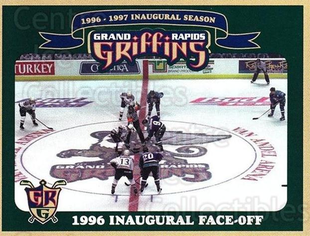 Grand Rapids Griffins Logo Centered Official AHL Collectible
