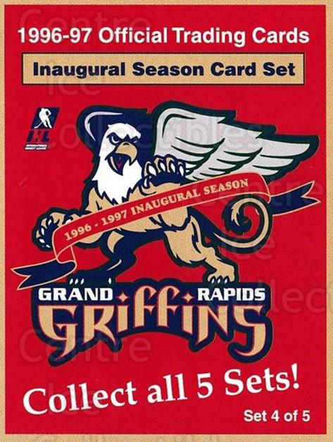 Grand Rapids Griffins Logo Centered Official AHL Collectible