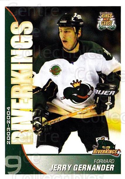  (CI) Mascot Hockey Card 2003-04 Memphis RiverKings 28