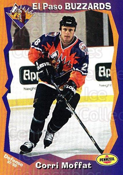 El Paso Buzzards 1998-99 Hockey Card Checklist at