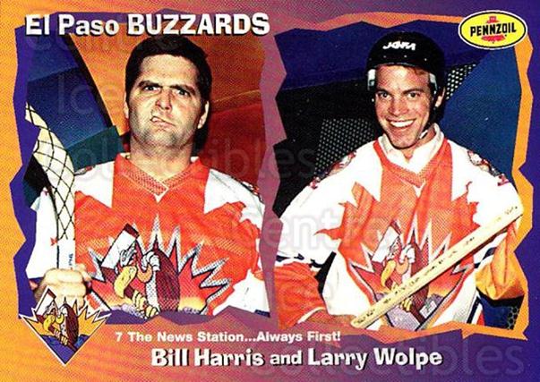 El Paso Buzzards 1998-99 Hockey Card Checklist at