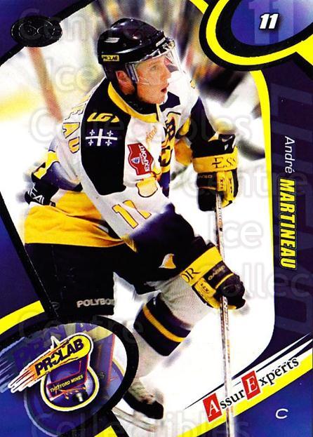  (CI) Andre Martineau Hockey Card 2001-02 Cape Breton