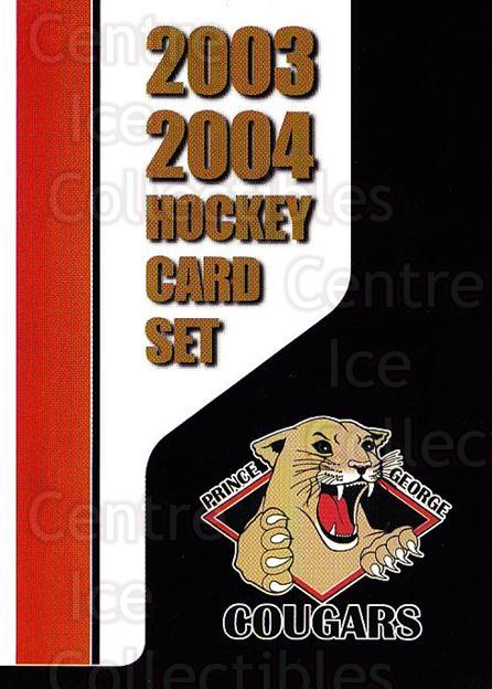 (CI) Dustin Byfuglien Hockey Card 2003-04 Prince George Cougars 4 Dustin  Byfuglien : Everything Else 