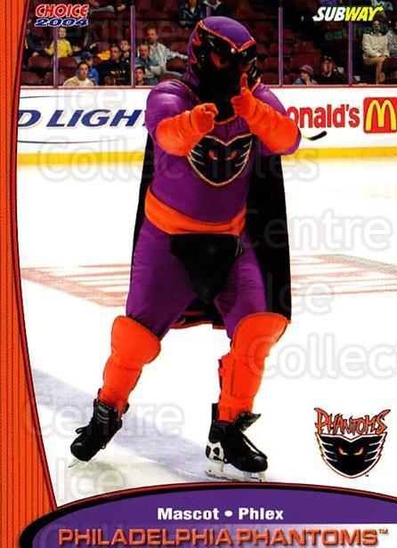 2007-08 Philadelphia Phantoms (AHL) PHLEX (mascot)