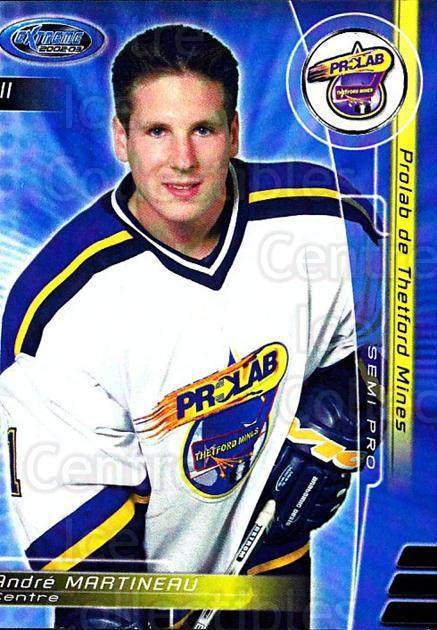  (CI) Andre Martineau Hockey Card 2001-02 Cape Breton