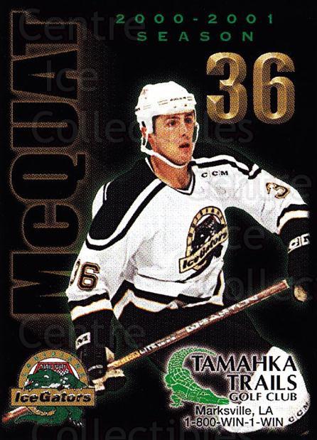 (CI) Jason McQuat Hockey Card 1997-98 Louisiana Ice Gators 12 Jason McQuat  : Everything Else 