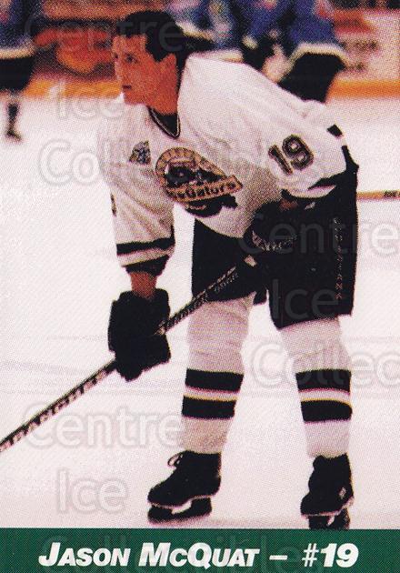 (CI) Jason McQuat Hockey Card 1997-98 Louisiana Ice Gators 12 Jason McQuat  : Everything Else 