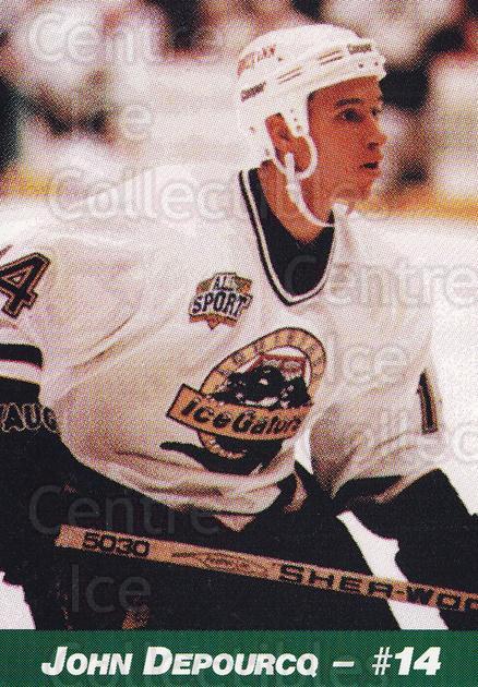  (CI) John DePourcq Hockey Card 1999-00 Louisiana Ice Gators 11  John DePourcq : Todo lo demás