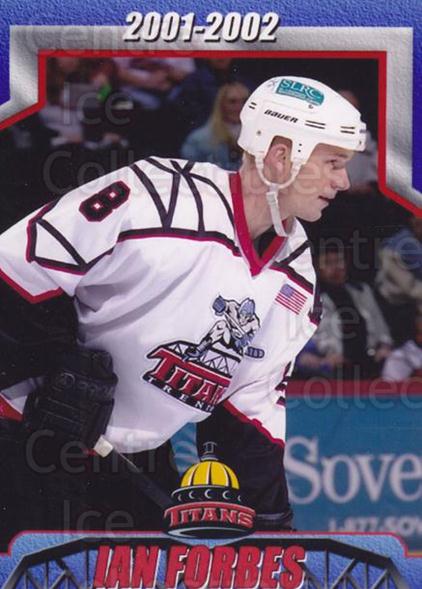 Center Ice Collectibles - 2001-02 Trenton Titans Hockey Cards