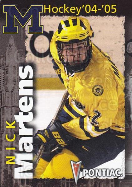 2004-05 Michigan Hockey Card Team Set of 30 Cards 