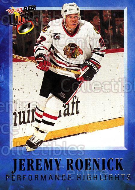 1992 Topps Hockey #400 Jeremy Roenick.Gem Mint Condition!