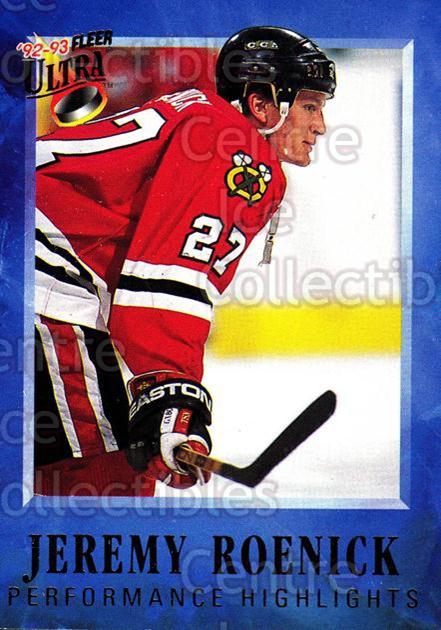 Jeremy Roenick Chicago Blackhawks Vintage NHL Hockey 93-94 