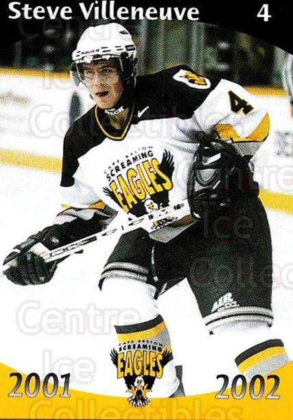  (CI) Andre Martineau Hockey Card 2001-02 Cape Breton