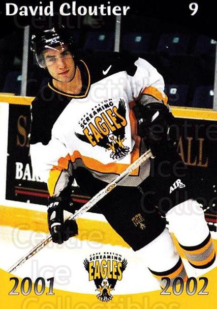  (CI) Andre Martineau Hockey Card 2001-02 Cape Breton